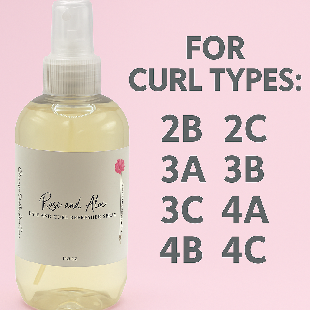 Rose and Aloe Hair and Curl Refresher Spray