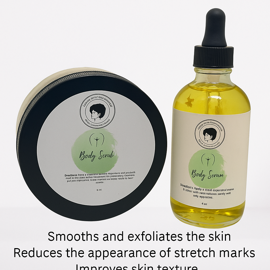 Booty Scrub Kit – Exfoliate, Firm & Glow Naturally