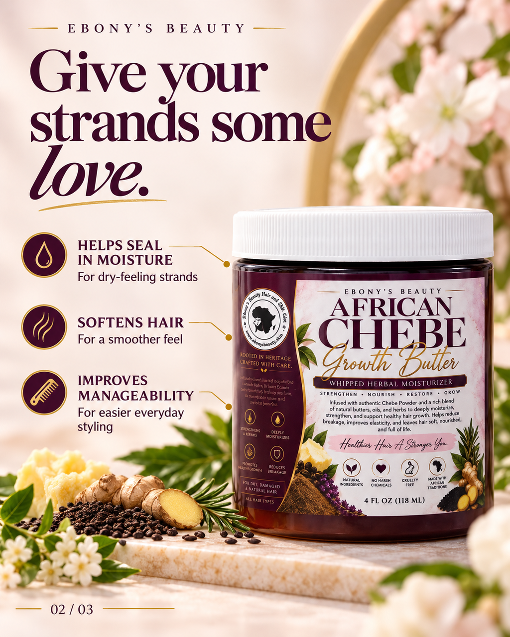 African Chebe Hair Growth Butter