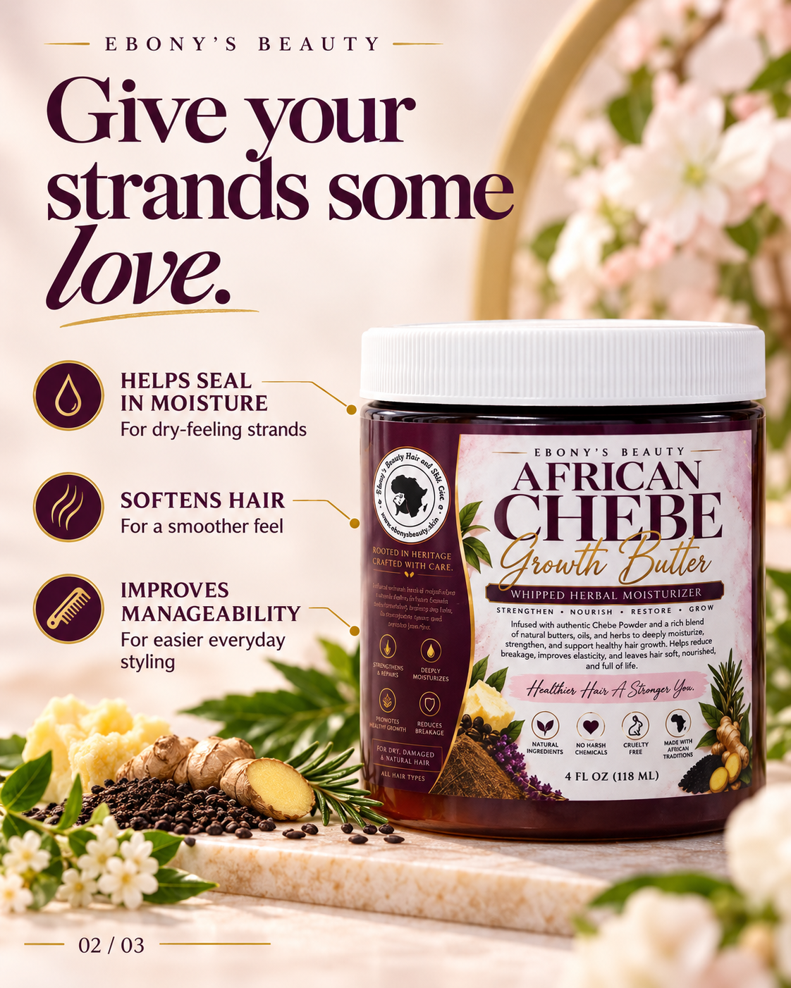 African Chebe Hair Growth Butter