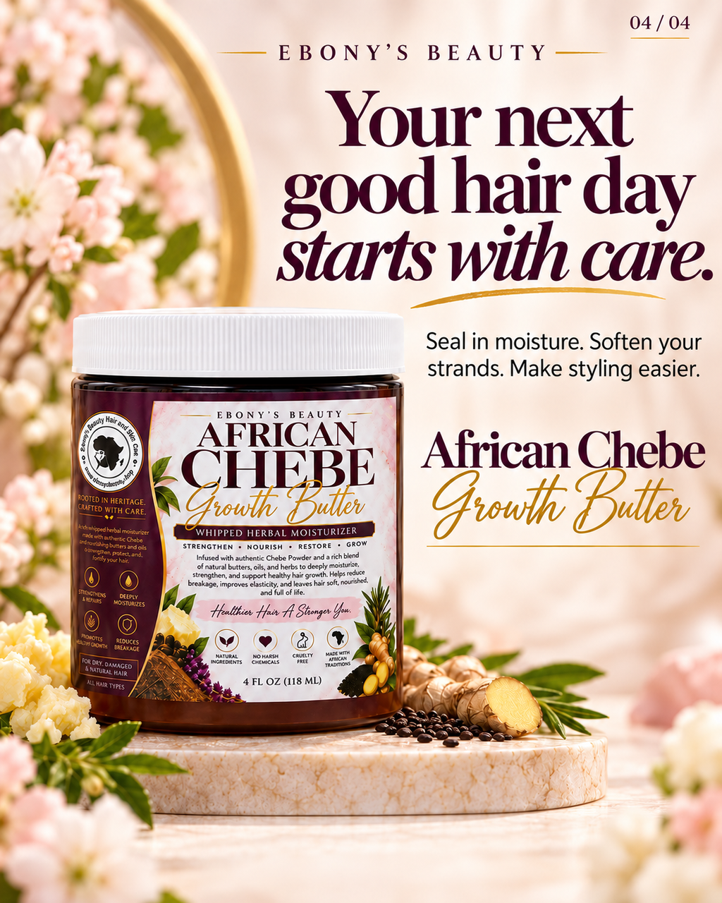 African Chebe Hair Growth Butter