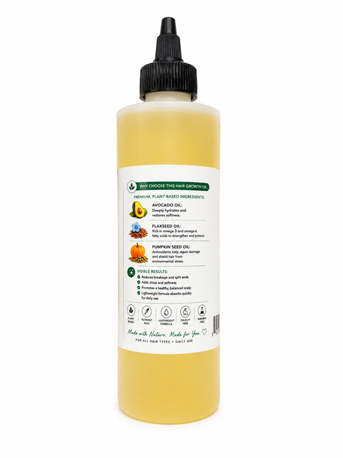 Avocado Flax Pumpkin Seed Hair Growth Oil
