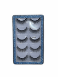 Eye Candy 5 Pack False Lashes Wispy Volume Natural Lashes Faux Mink Lashes Fluffy Cruelty Free Eyelashes Long Reusable False Eyelashes