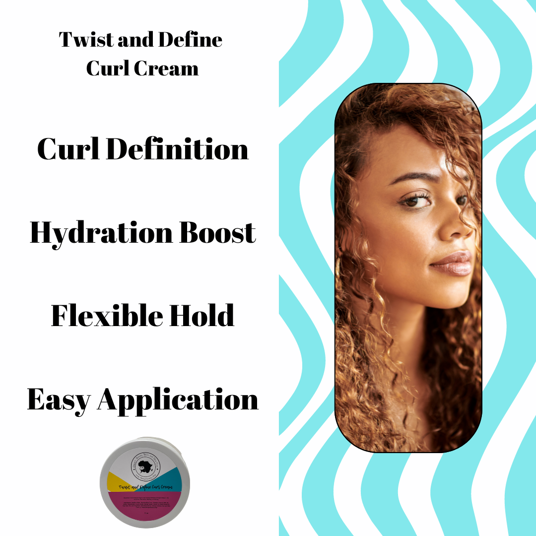 Twist and Define Curl Cream for All Kinky and Curly Hair Types