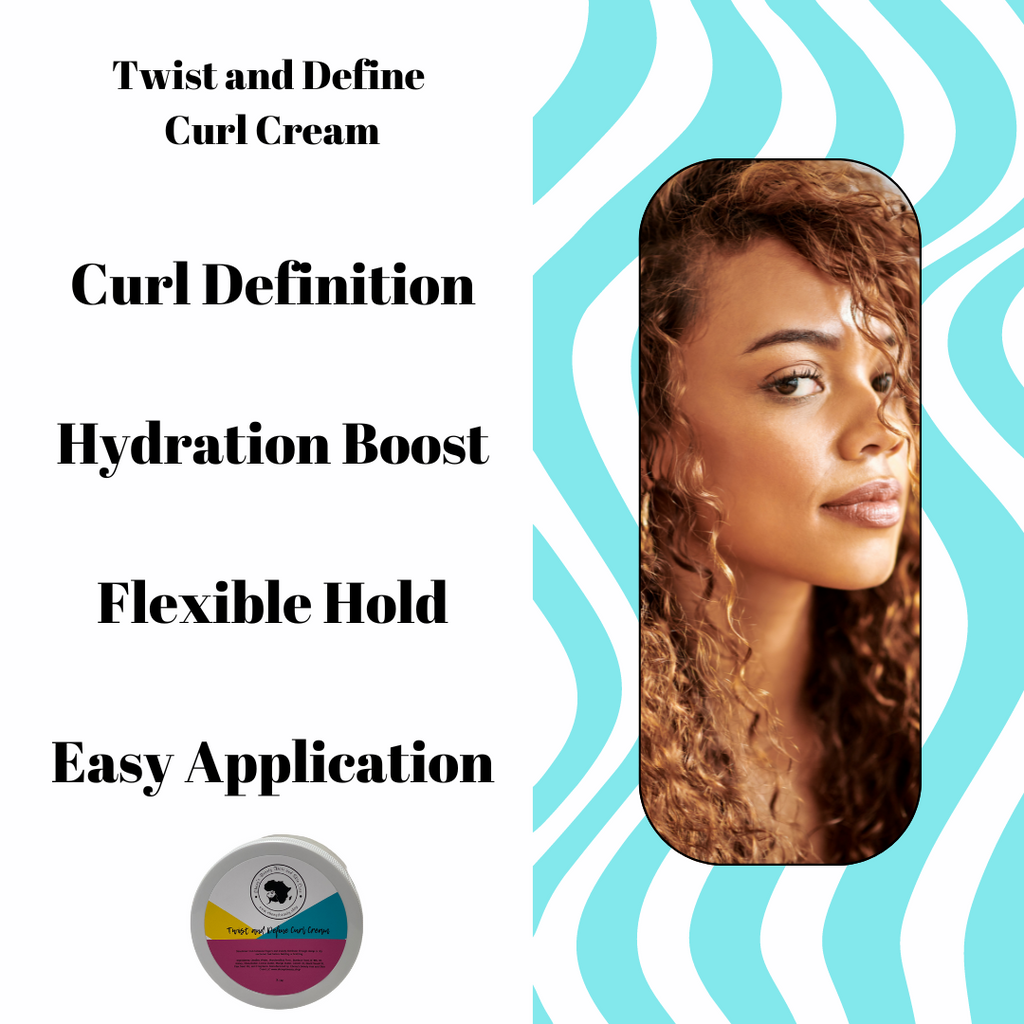 Twist and Define Curl Cream for All Kinky and Curly Hair Types