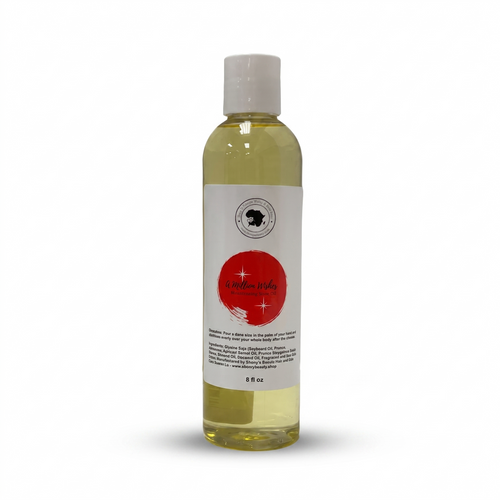 A Million Wishes Hydrating Luxury Body Oil – 8 oz on white background