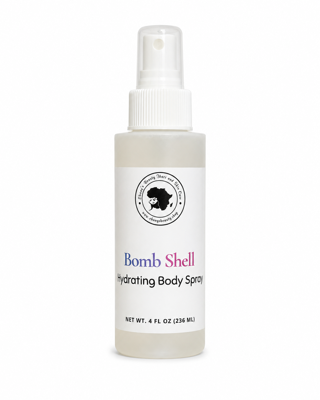 Bomb Shell Body Spray 4 oz by Ebony's Beauty Hair and Skin Care