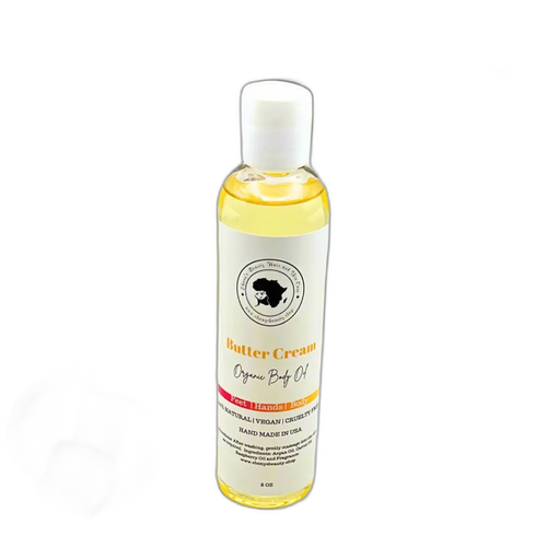 Butter Cream Hydrating Luxury Body Oil – 8 oz on white background