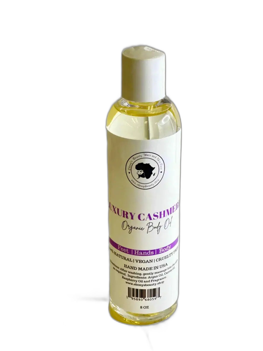 Cashmere Hydrating Luxury Bath & Body Oil – 8 oz on white background
