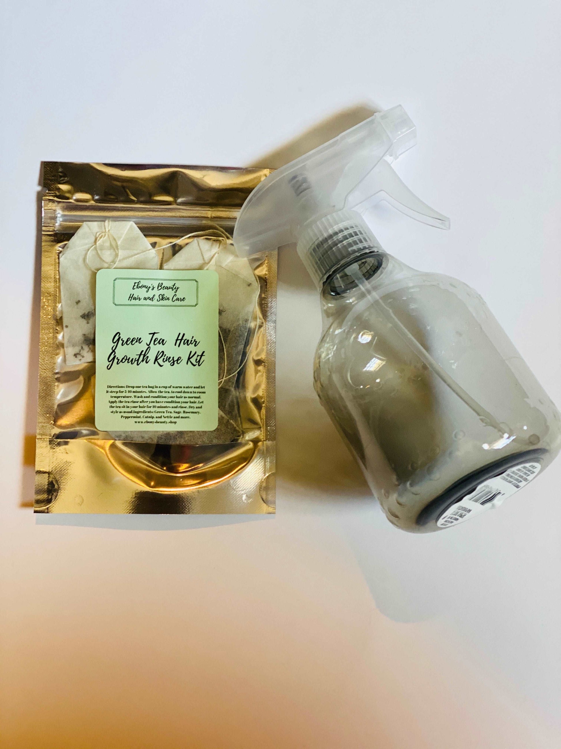 Green Tea Hair Growth Rinse Kit - Ebony's Beauty Hair and Skin Care LLC
