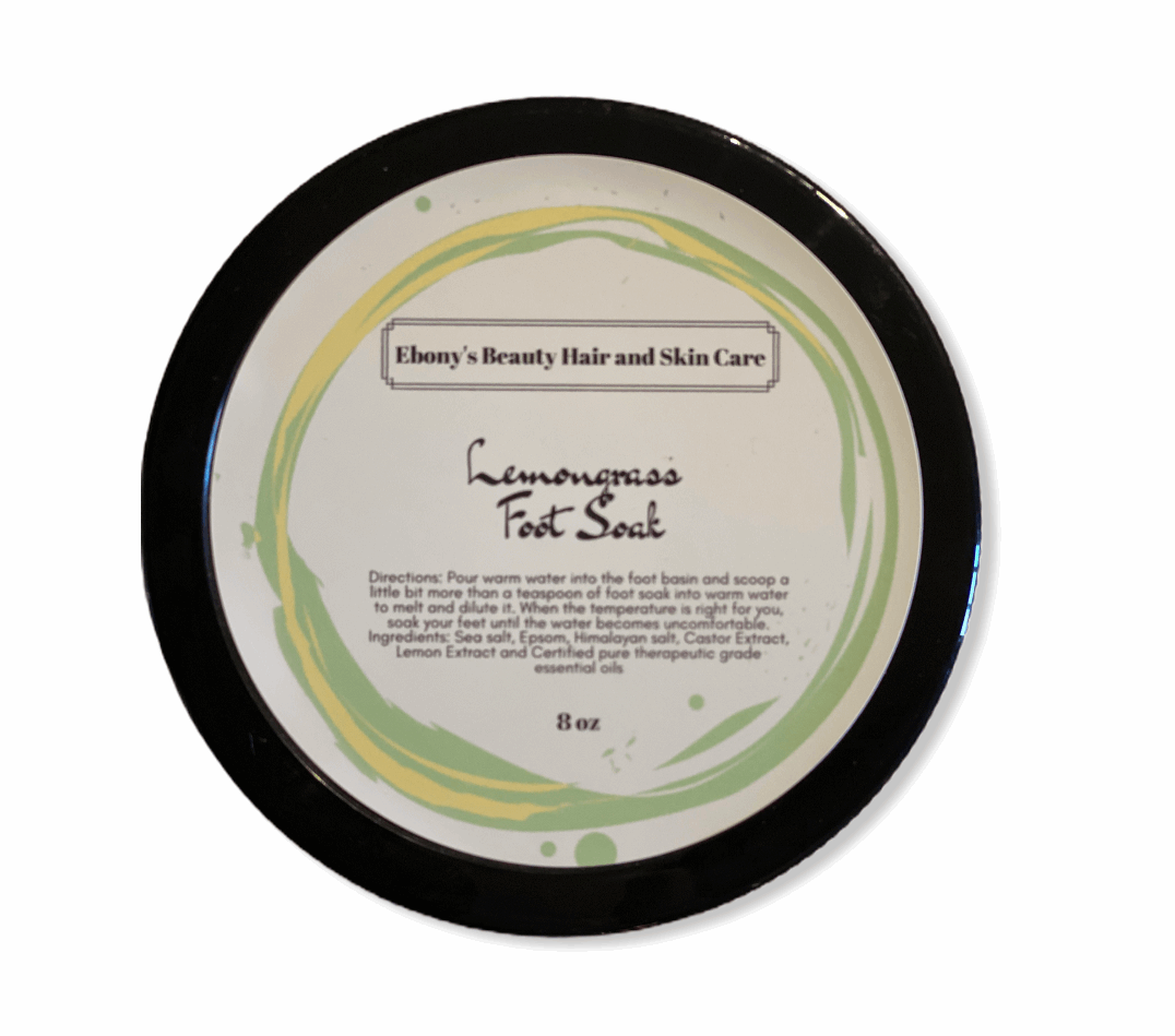 Lemongrass Foot Soak - Ebony's Beauty Hair and Skin Care LLC