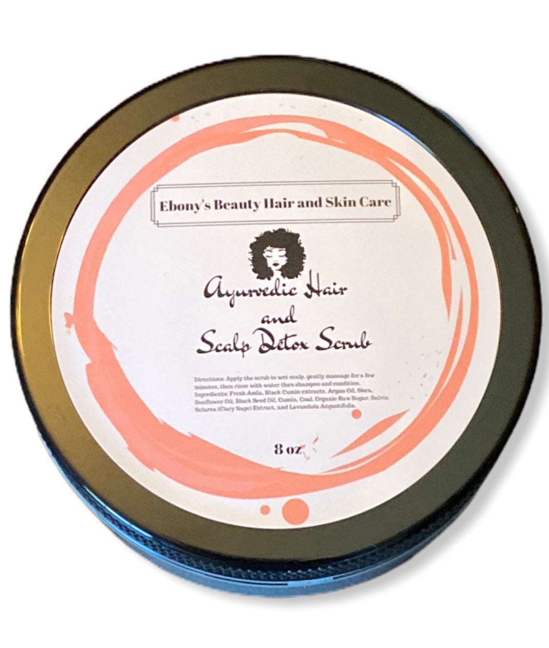 Ayurvedic Herbal Hair and Scalp Detox Scrub - Ebony's Beauty Hair and Skin Care LLC