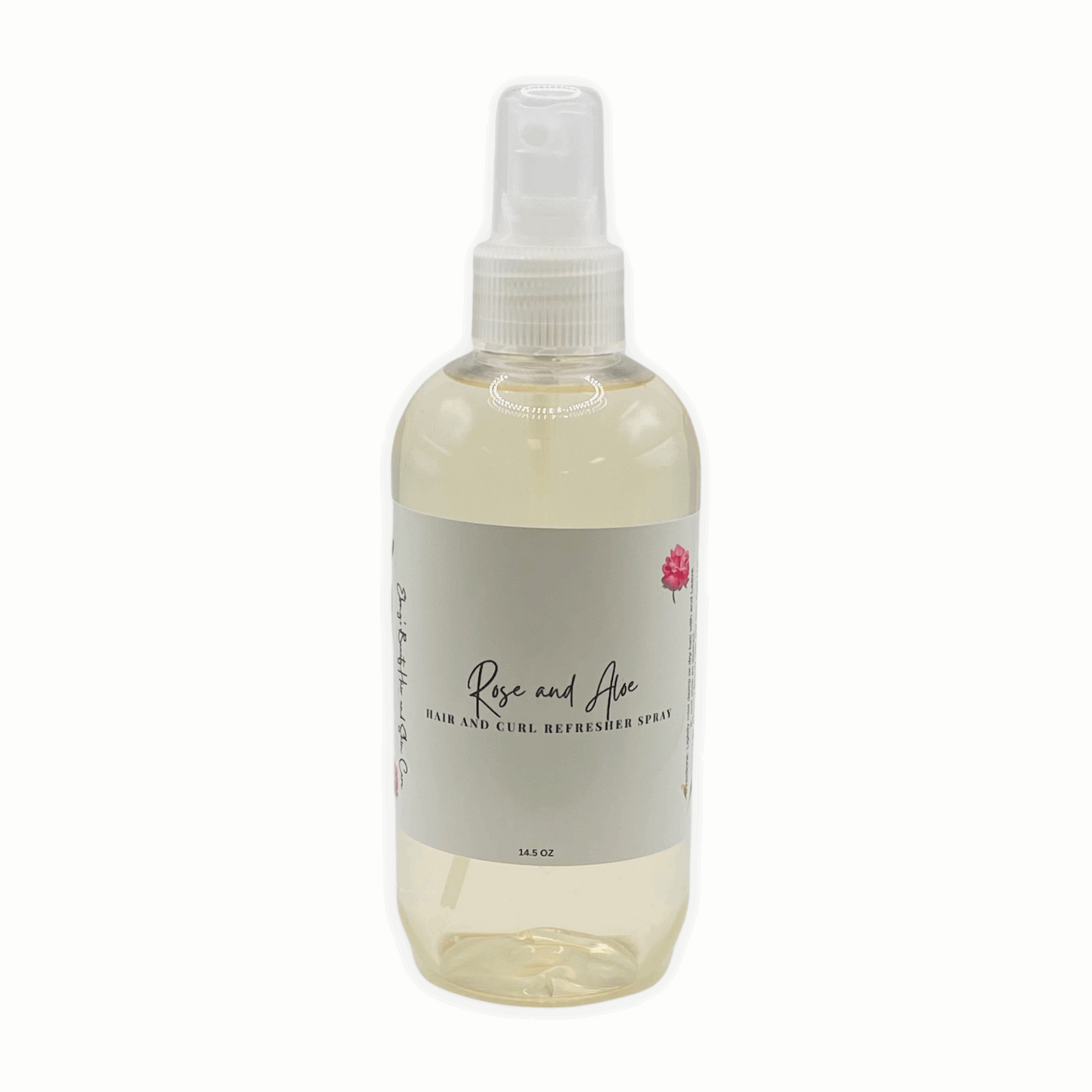 Ebony's Aloe and Rose Hair Curl Refresher Spray Strengthening, Anti-Breakage, Curl Enhancing, For curl types: 2B, 2C, 3A, 3B, 3C, 4A, 4B, 4C. Perfect for weak, breakage-prone hair.