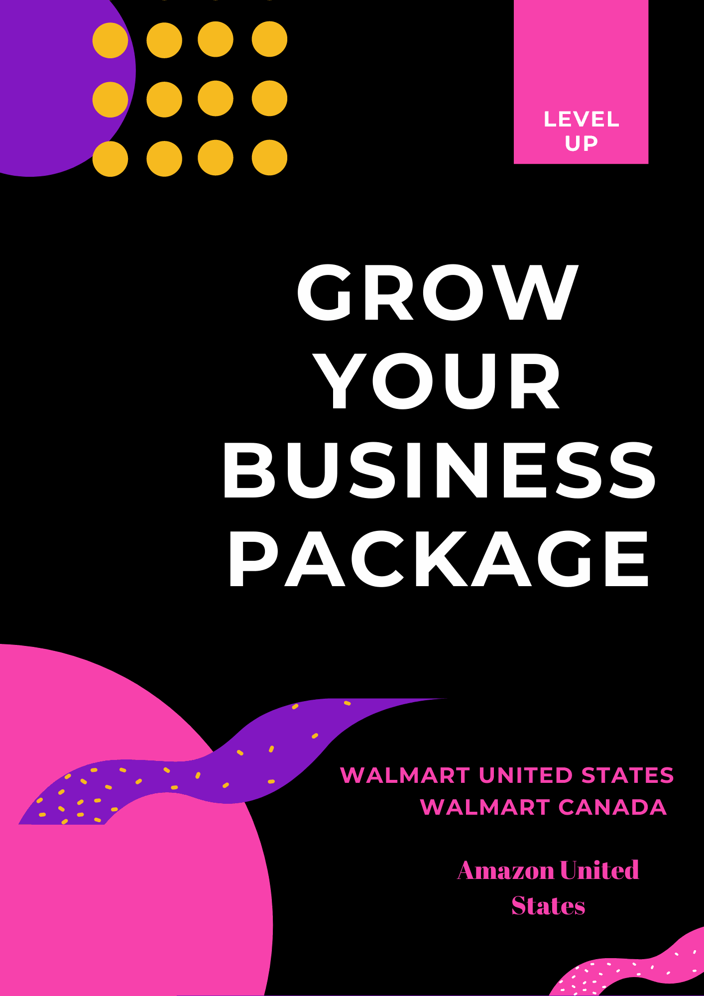 Grow Your Business on Walmart and Amazon Package - Ebony's Beauty Hair and Skin Care LLC