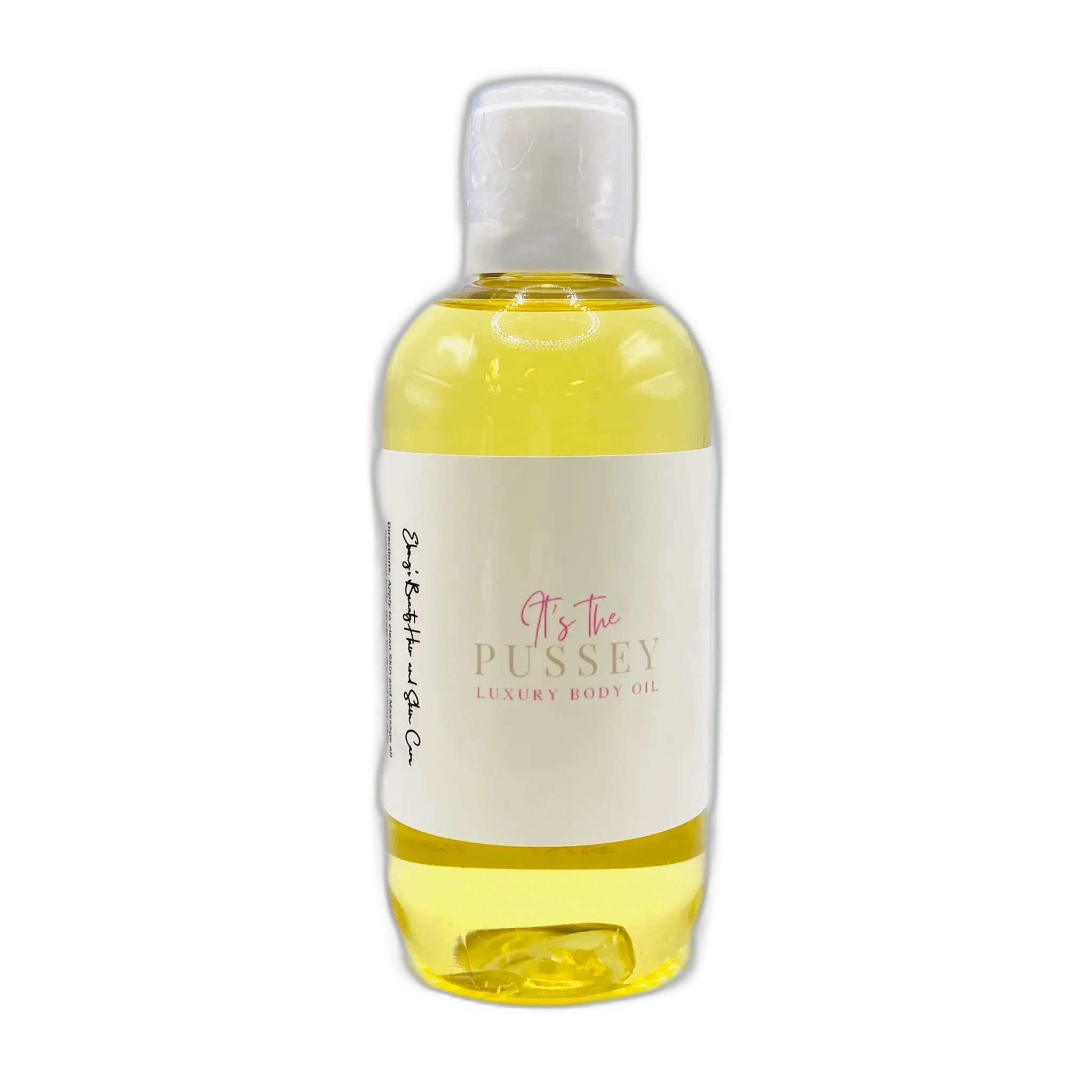 It’s the Pussey for Me Hydrating Luxury Body Oil – 8 oz on white background