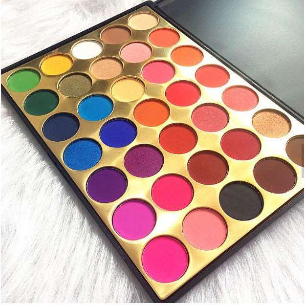 Highly Favored Affirmation  35 Piece Eye-shadow Palette - Ebony's Beauty Hair and Skin Care LLC
