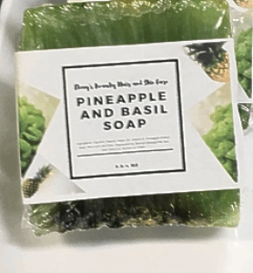 Pineapple and Basil Soap - Ebony's Beauty Hair and Skin Care LLC