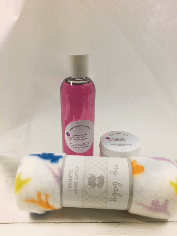 Lavender Head to Toe Baby Body Wash Sets - Ebony's Beauty Hair and Skin Care LLC