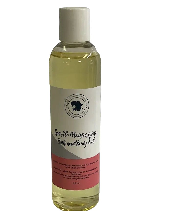 Sparkle Body Oil – Glowing Shimmer on white background