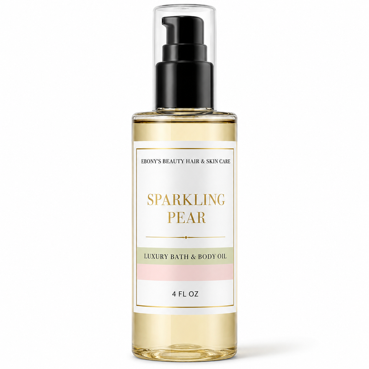 Sparkling Pear Luxury Bath and Body Oil by Ebony's Beauty Hair & Skin Care