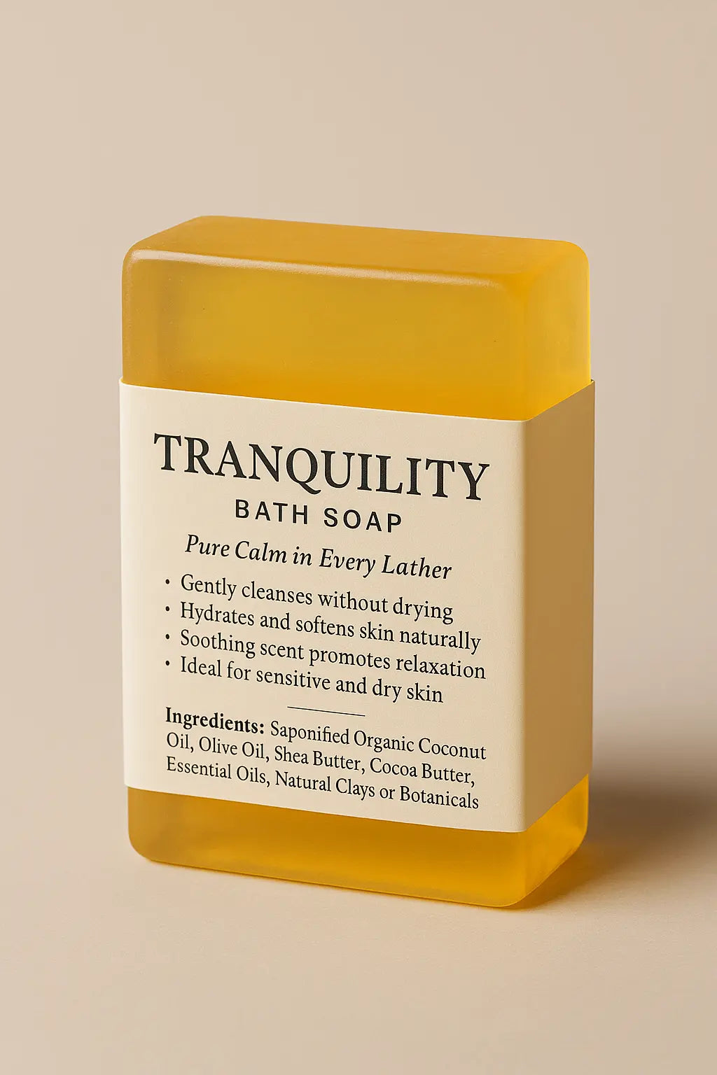 Tranquility Bath Soap by Ebony's Beauty Hair & Skin Care
