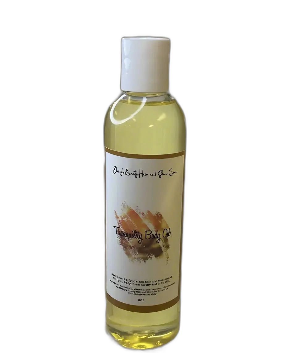 Tranquility Hydrating Luxury Body Oil on white background