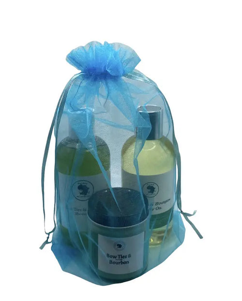 Bow Ties & Bourbon Men’s Luxury Grooming Set Ebony's Beauty Hair and Skin Care LLC