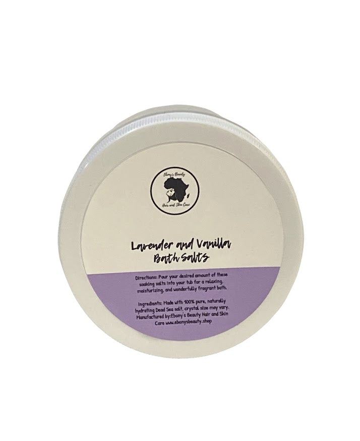 LAVENDER AND VANILLA BATH SALT