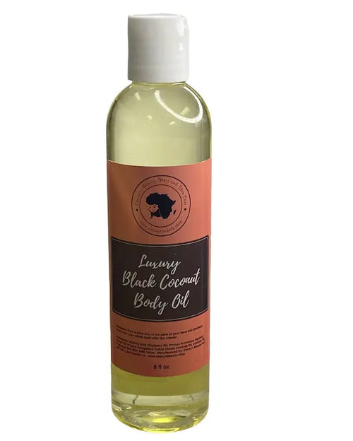 BLACK COCONUT HYDRATING LUXURY BODY OIL Ebony's Beauty Hair and Skin Care LLC