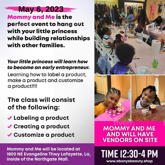 Sign Up Today Mommy and Me Event Candle Making and Canvas Painting