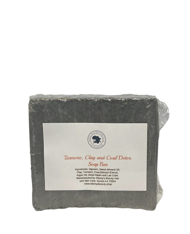 TURMERIC, CLAY AND COAL DETOX SOAP BAR