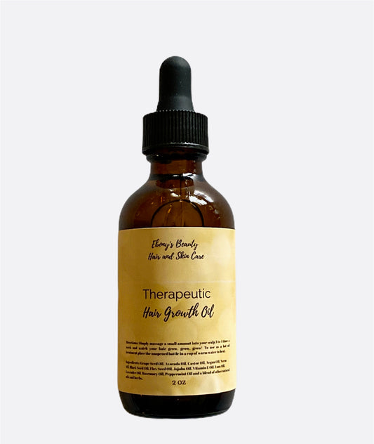 Therapeutic Hair Growth Oil - Ebony's Beauty Hair and Skin Care LLC