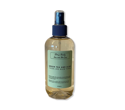 Green Tea and Aloe Facial and Body Toner - Ebony's Beauty Hair and Skin Care LLC