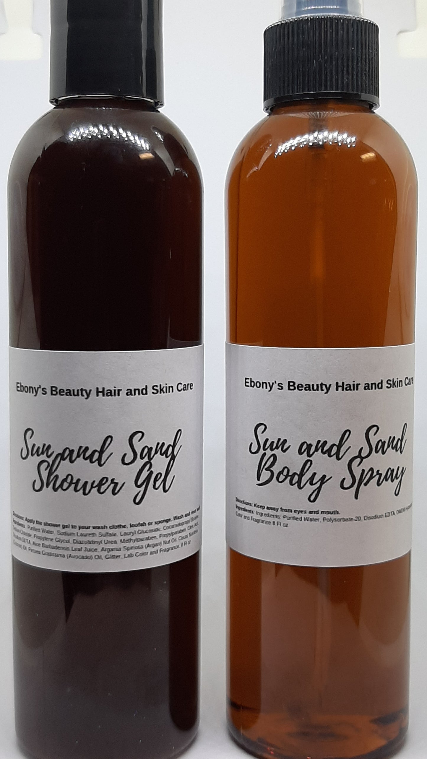 Sun and Sand Shower Gel and Body Spray Set - Ebony's Beauty Hair and Skin Care LLC