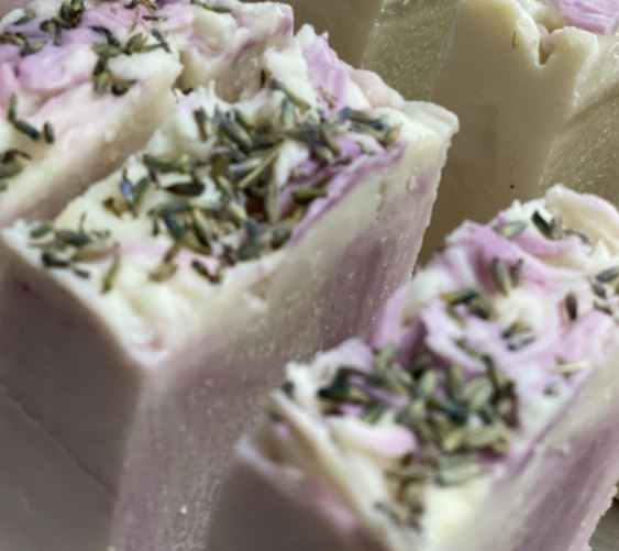 Peppermint and Lavender Goat Milk Soap
